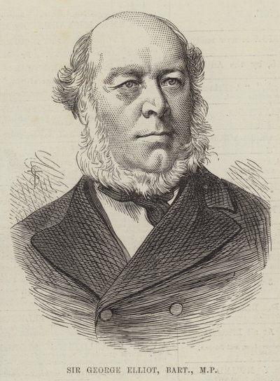Sir George Elliot, Baronet, MP av English School